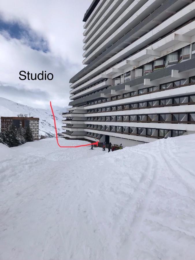 Апартаменты Studio Les Menuires Brelin Сен-Мартен-де-Бельвиль Экстерьер фото