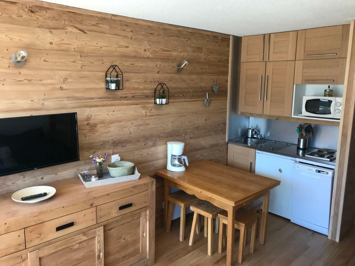 Апартаменты Studio Les Menuires Brelin Сен-Мартен-де-Бельвиль Экстерьер фото