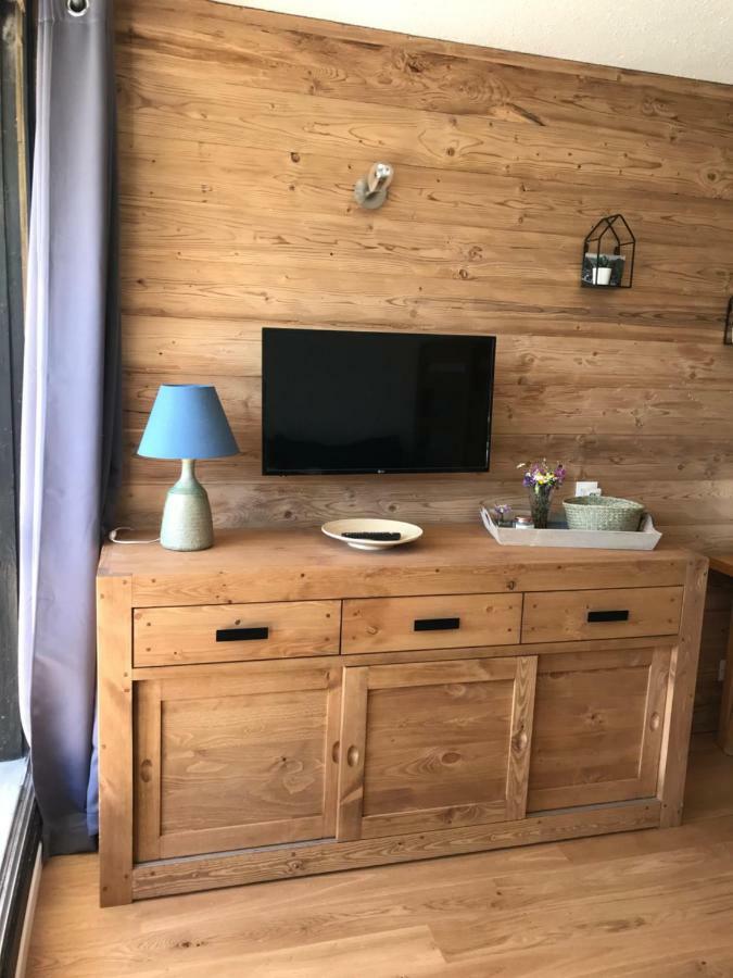 Апартаменты Studio Les Menuires Brelin Сен-Мартен-де-Бельвиль Экстерьер фото